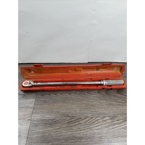 Snap-on 1/2" Drive Ratchet Torque Wrench 30–200 ft/lbs QJR3200C a-x - Picture 1 of 9